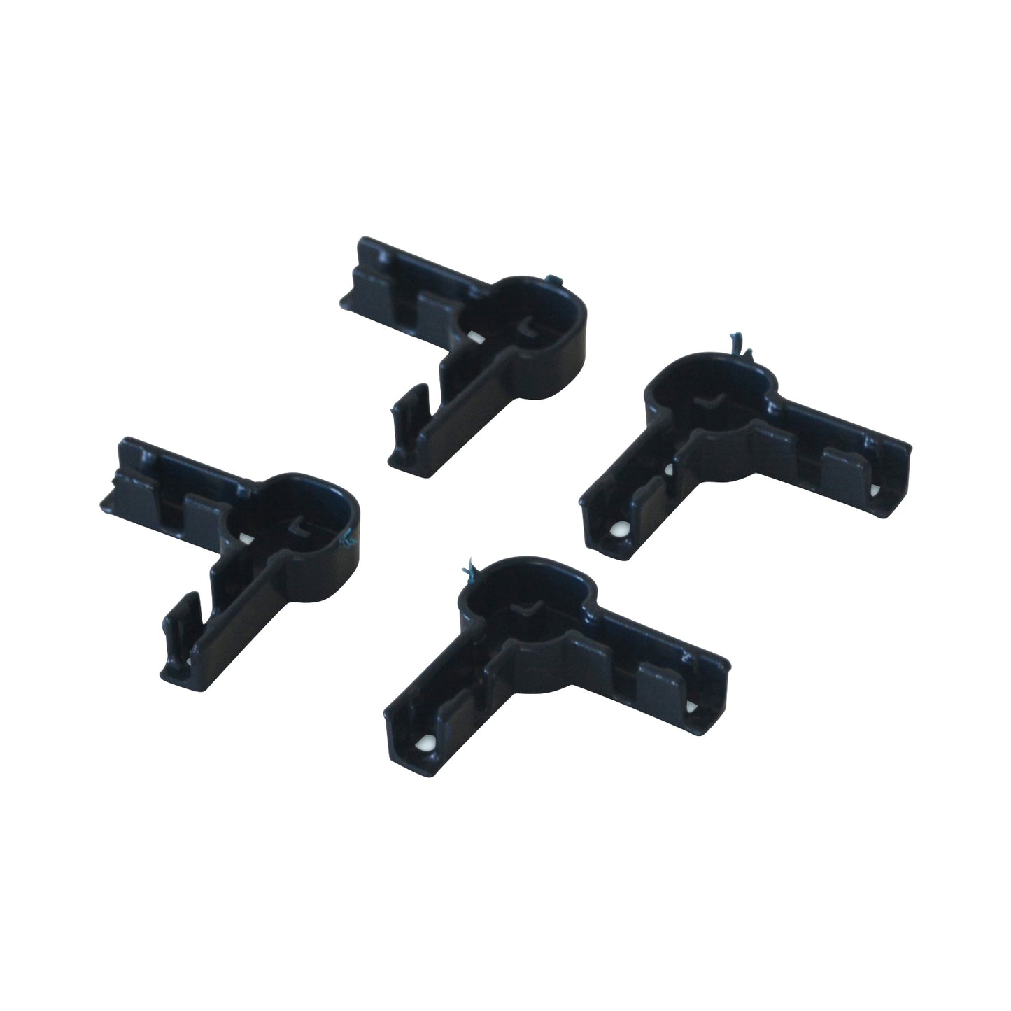 Set of 4 corner clips small animal cages blue