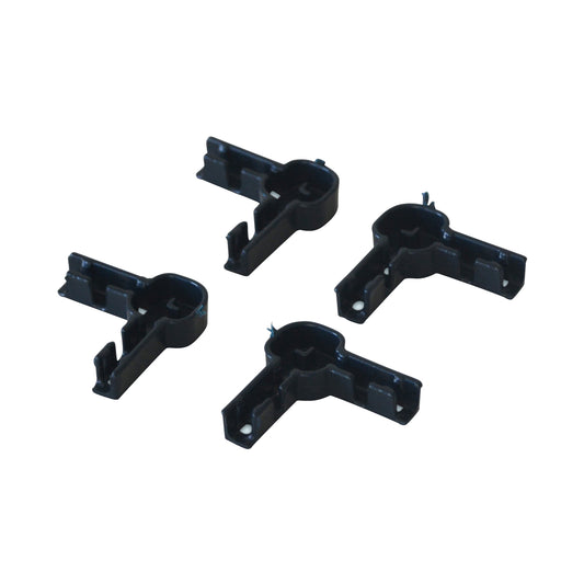 Set of 4 corner clips small animal cages blue