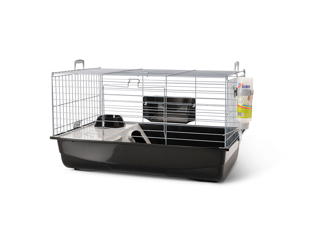 Set small animal cage large light grey