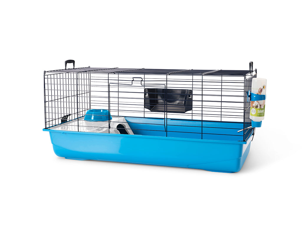 Set small animal cage large blue