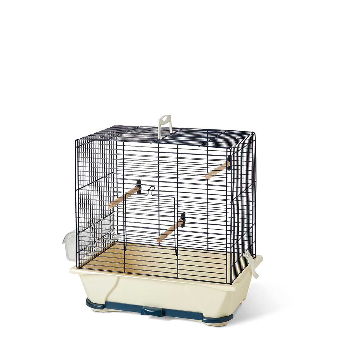 Set of 2 clips small white (Martha/bird cage)