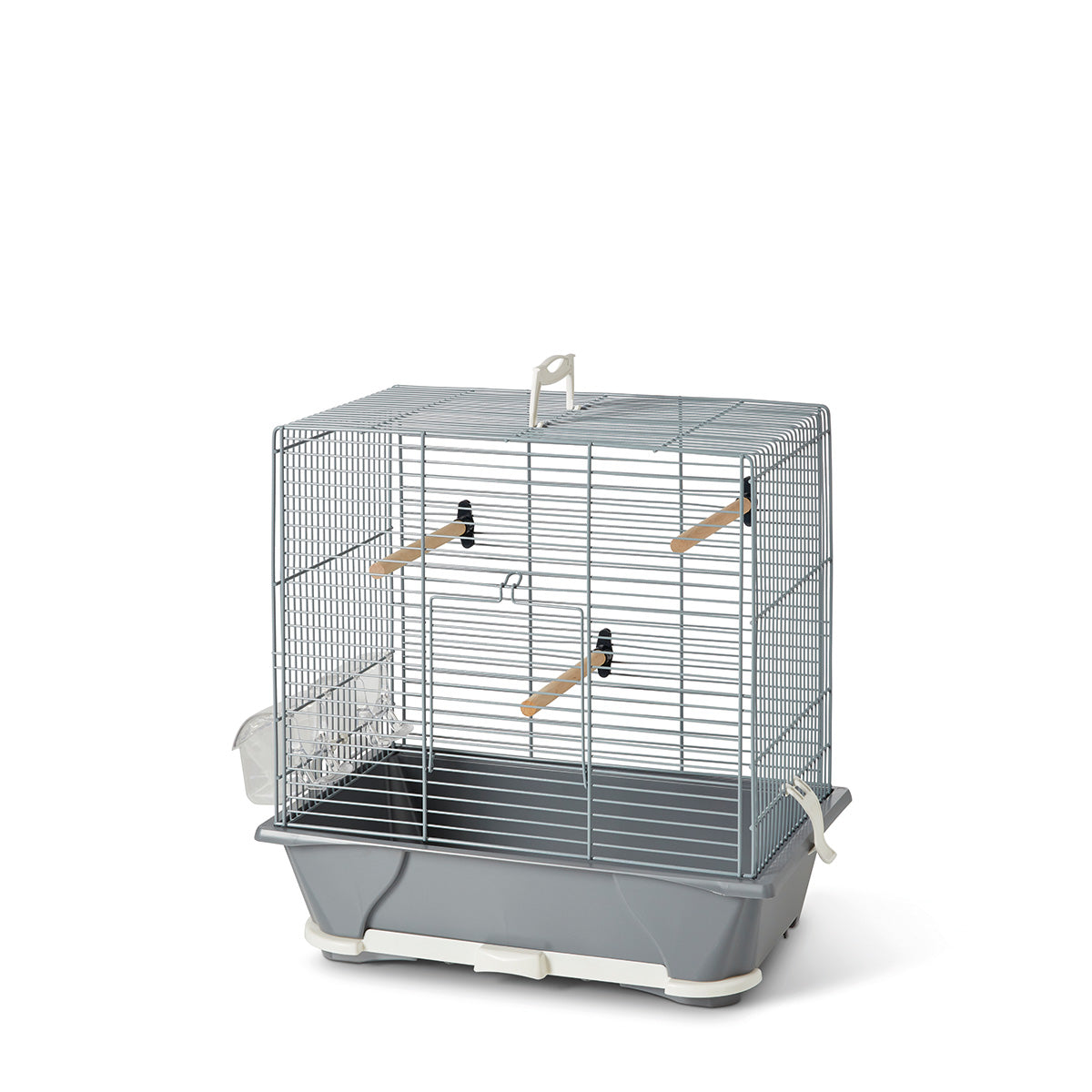 Set of 2 clips small white (Martha/bird cage)