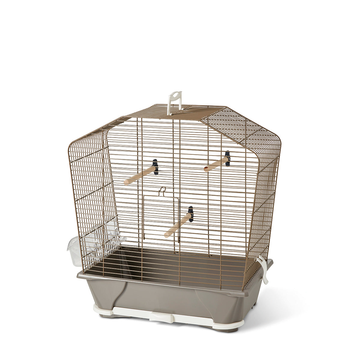 Set of 2 clips small white (Martha/bird cage)