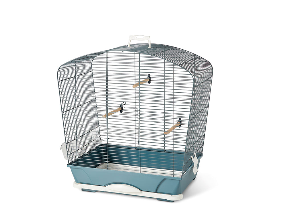 Set bird cage large white