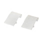 Set of 2 clips Rody white