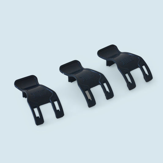 Set of 3 clips small black (Ambiente)
